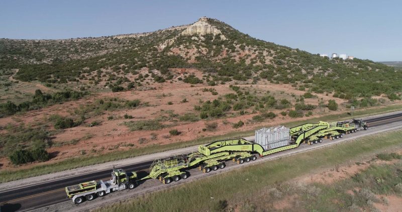 heavy haul cargo moving