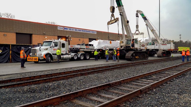 Heavy Haul Specialized Rail Equipment Port of Baltimore to Amtrak