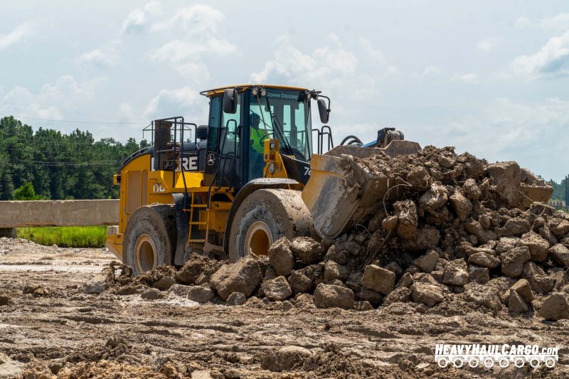 Crushed Concrete Aggregate for Heavy Haul Cargo Operations