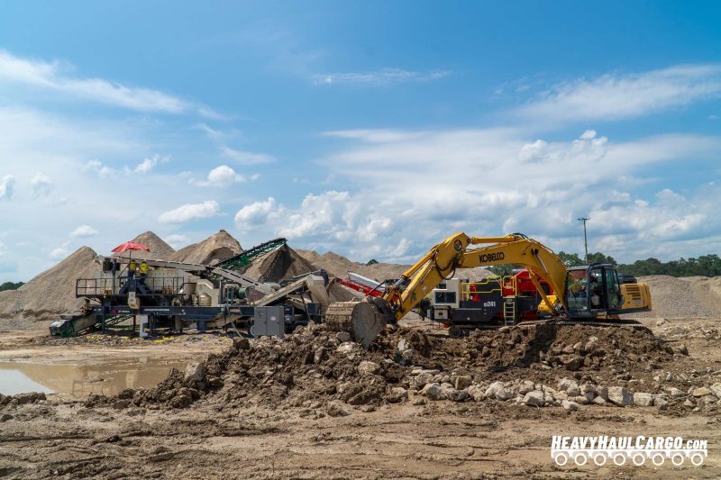 Crushed Concrete Aggregate for Heavy Haul Cargo Operations