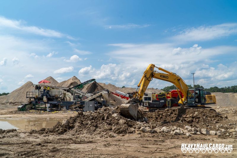 Crushed Concrete Aggregate for Heavy Haul Cargo Operations
