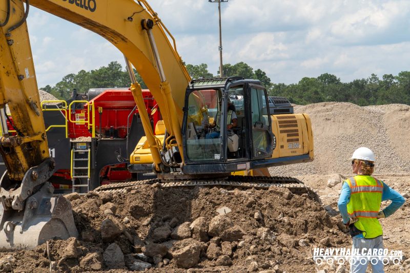 Crushed Concrete Aggregate for Heavy Haul Cargo Operations