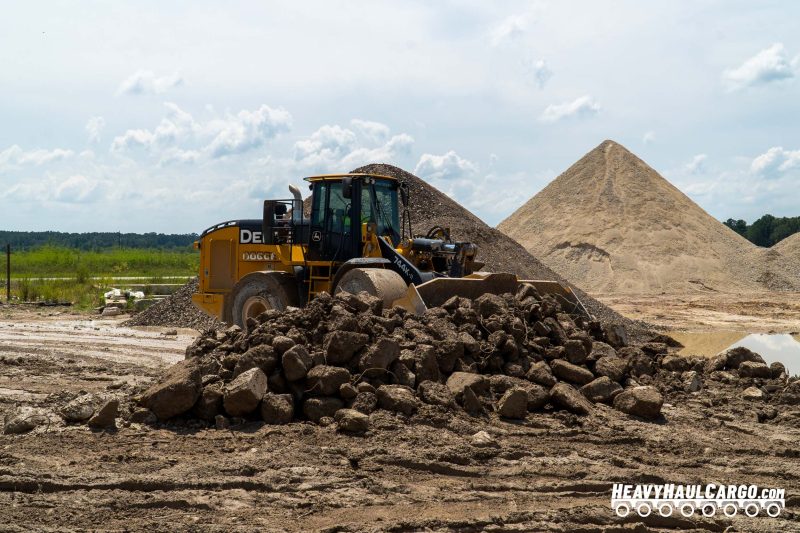 Crushed Concrete Aggregate for Heavy Haul Cargo Operations