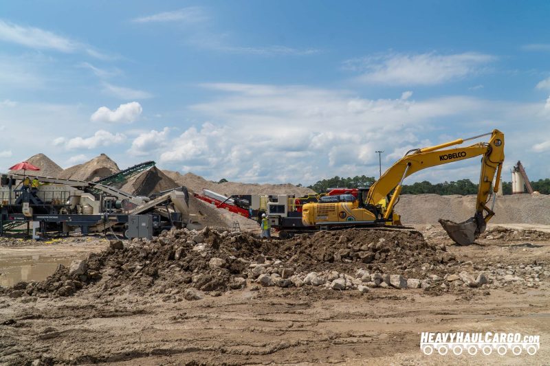 Crushed Concrete Aggregate for Heavy Haul Cargo Operations