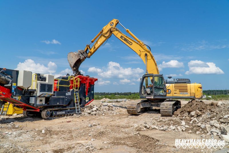 Crushed Concrete Aggregate for Heavy Haul Cargo Operations