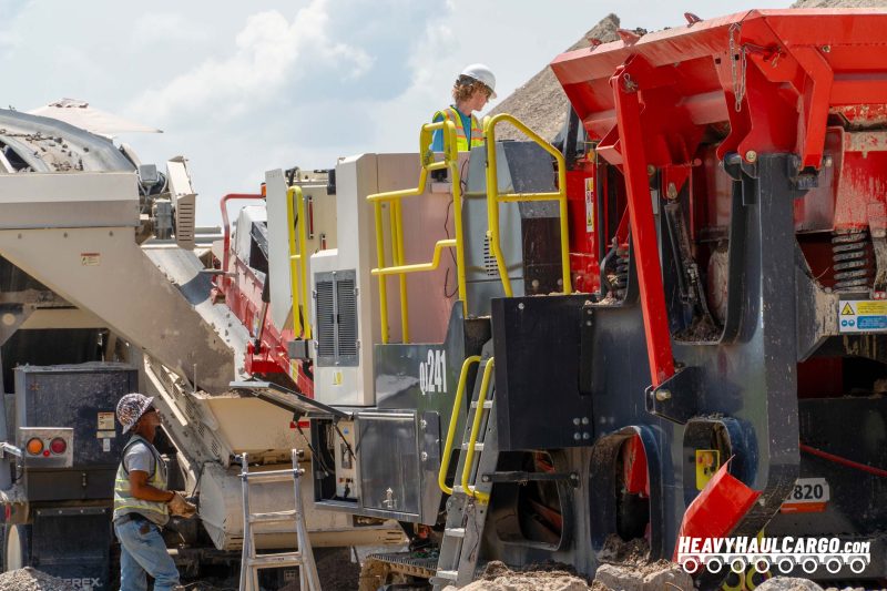 Crushed Concrete Aggregate for Heavy Haul Cargo Operations