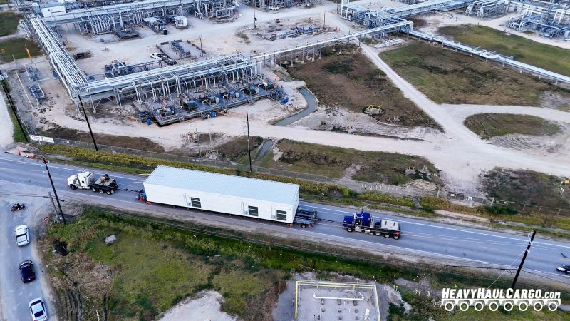 Modular Building Transport Heavy Haul Cargo