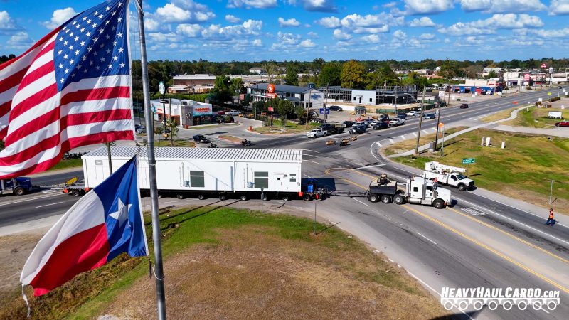 Modular Building Transport Heavy Haul Cargo