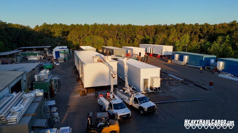 Modular Building Transport Heavy Haul Cargo