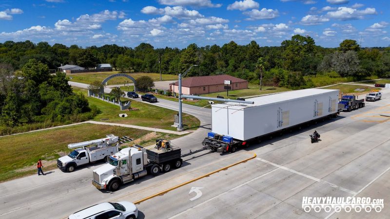Transporting Modular Buildings Heavy Haul Project Cargo