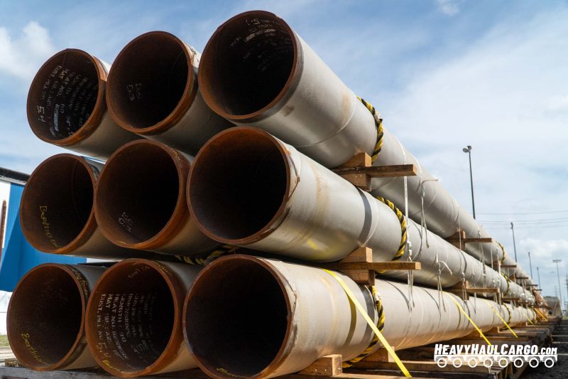 pilings by rail