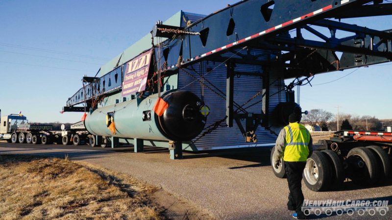 Boiler Transport Heavy Haul Cargo